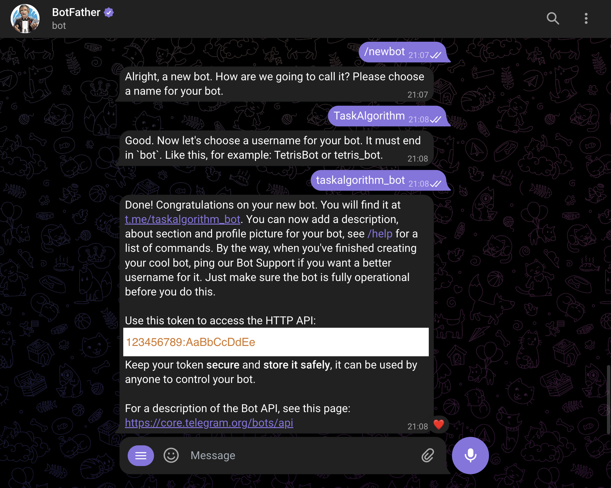 Bot initialization